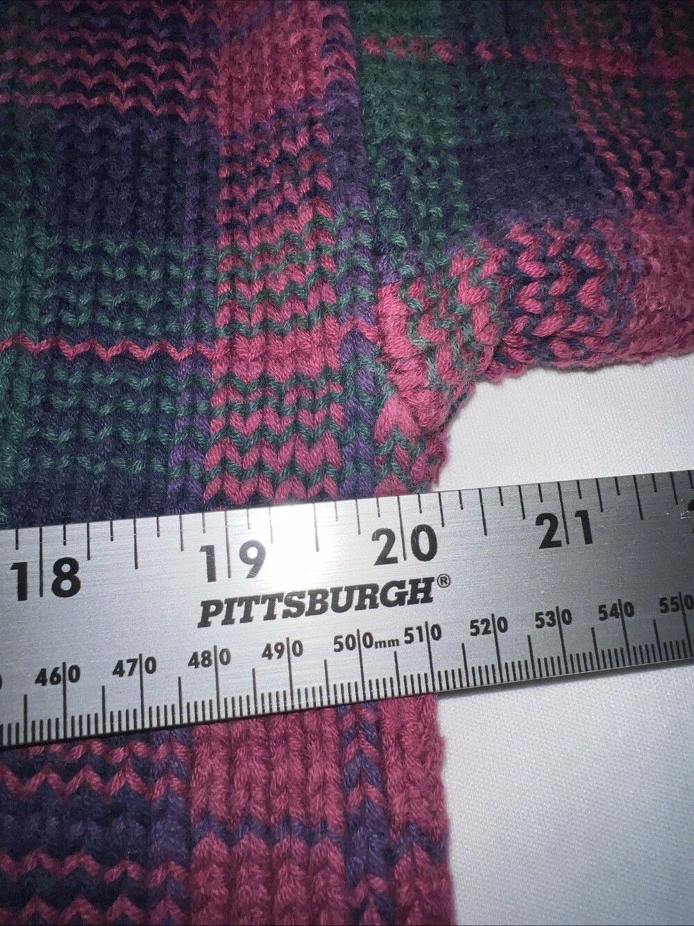 Vintage 90's Northern Reflections Cotton Pullover Sweater Women's Medium Purple - Picture 5 of 9